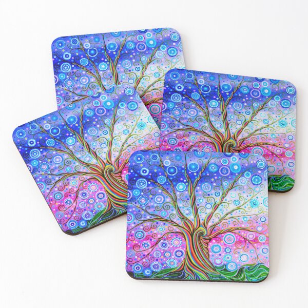 Item preview, Tree of Life & Fireworks designed and sold by MarkBetsonArt.
