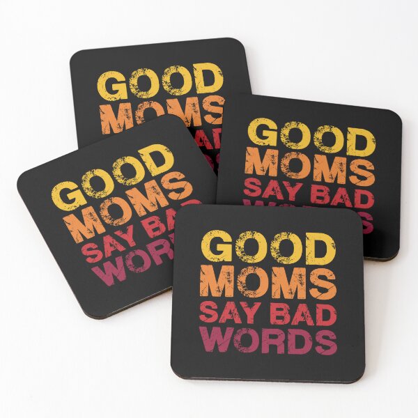 Item preview, Good Moms Say Bad Words - Vintage Retro Text designed and sold by Whimsical  Thinker.