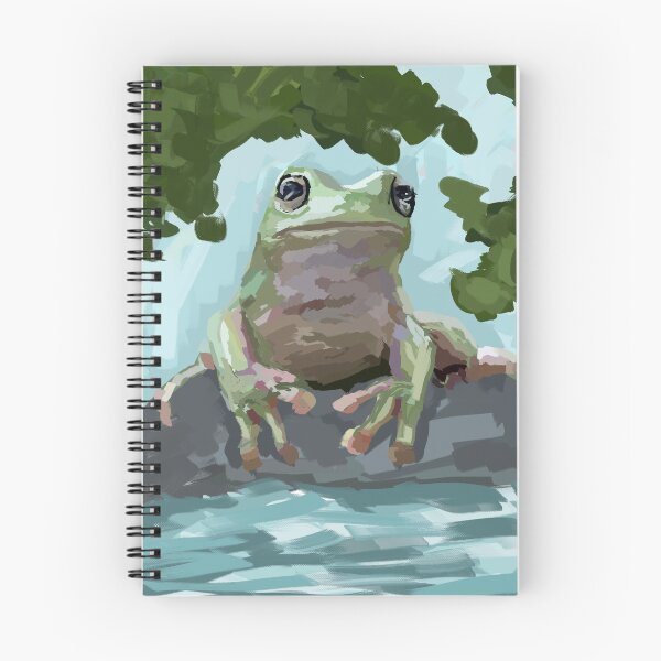 Item preview, A frog on a rock designed and sold by Goldenshires.