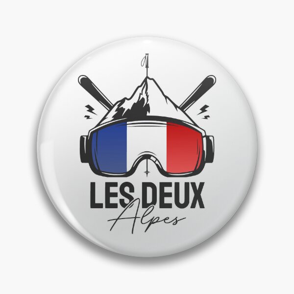 Item preview, Les Deux Alpes France Ski Resort Skiing Souvenir designed and sold by JackCurtis1991.