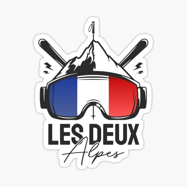 Item preview, Les Deux Alpes France Ski Resort Skiing Souvenir designed and sold by JackCurtis1991.