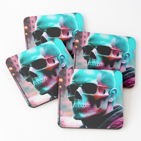 Item preview, Abstract Cyberpunk Skull designed and sold by jpvoodoo.