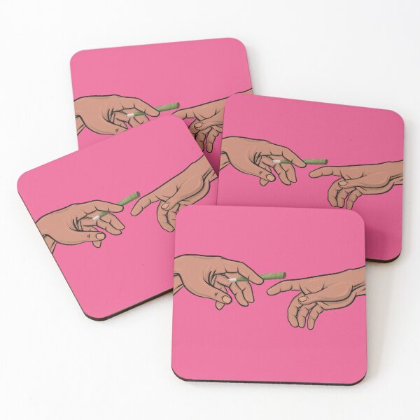 Item preview, Michelangelo's Hands - smoking cannabis designed and sold by theMayaconcept.