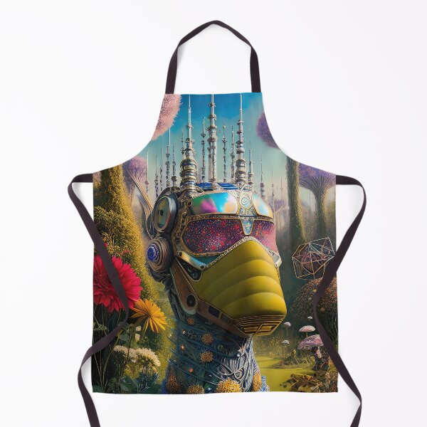 Item preview, Robotic head in nature, illustration. designed and sold by HAKKI ARSLAN.