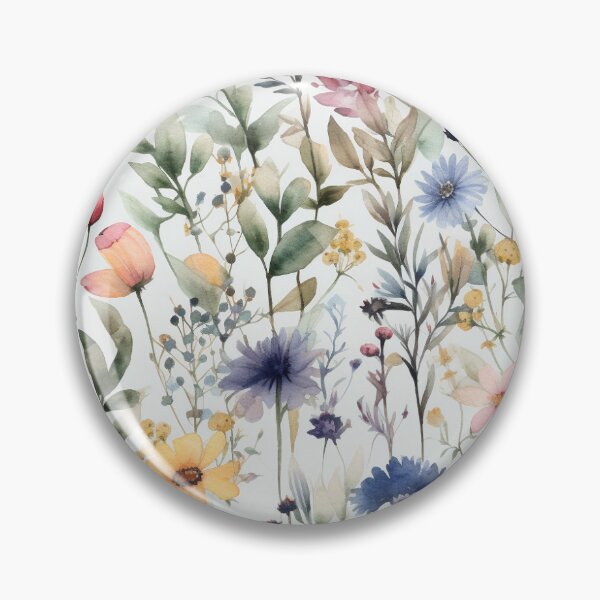 Item preview, Pastel Watercolor Wildflowers designed and sold by CBFTW.