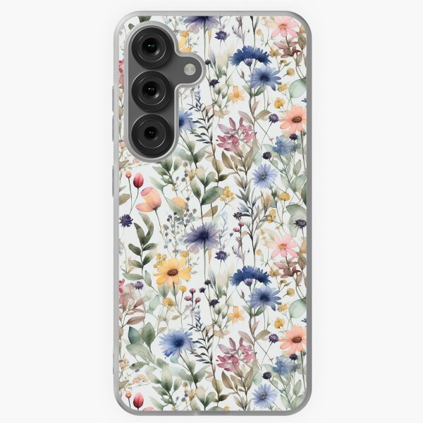 Aperçu de l'œuvre Fleurs sauvages à l'aquarelle pastel créée et vendue par CBFTW.