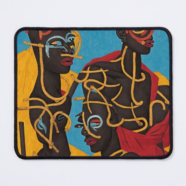 Item preview, Throw Pillow With African Ceremony Dance Design - African Style Home Decor designed and sold by Sowari-Pillows.