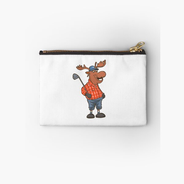 Item preview, sport funny animal  moose playing golf designed and sold by StairheadStore.