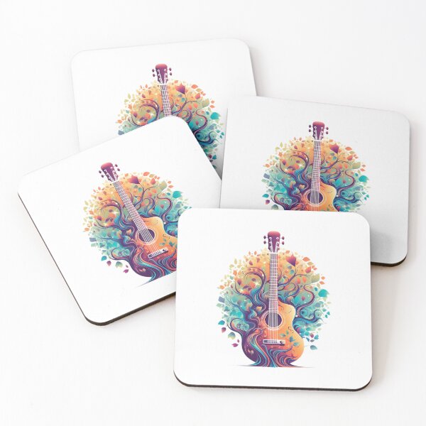 Item preview, Acoustic Guitar Tree Of Life Guitar Player Nature Guitarist designed and sold by Teescount.