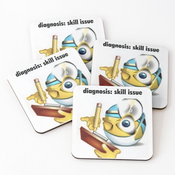 Item preview, diagnosis: skill issue designed and sold by cocksnot.