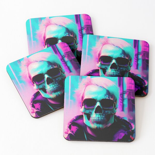 Item preview, Abstract Cyberpunk Skull designed and sold by jpvoodoo.