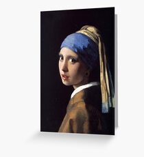 Girl With the Gauge Earring Greeting Card