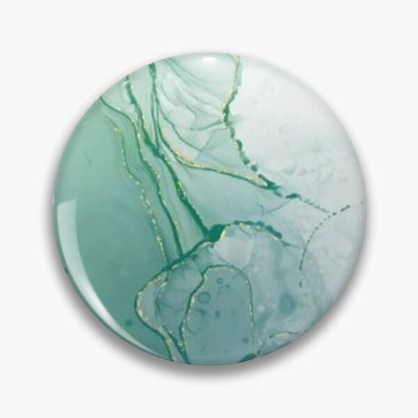 Item preview, Pastel cyan mint liquid marble watercolor background with gold lines and brush stains. Teal turquoise marbled alcohol ink drawing effect. Vector illustration backdrop, watercolour designed and sold by MTShoppingLine.