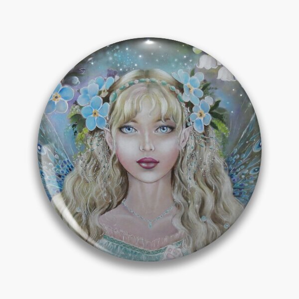 Item preview, Lily of the valley forget me not fairy designed and sold by Gabriella  Szabo.