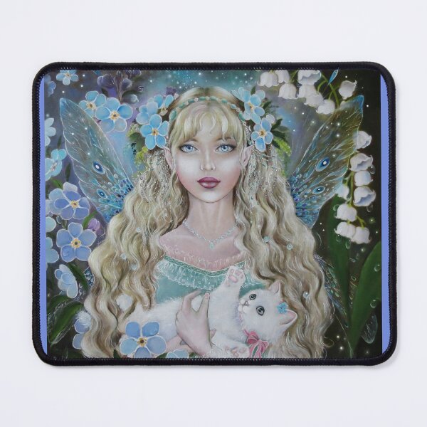 Item preview, Lily of the valley forget me not fairy designed and sold by Gabriella Szabo.