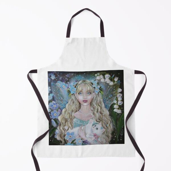 Item preview, Lily of the valley forget me not fairy designed and sold by Gabriella Szabo.