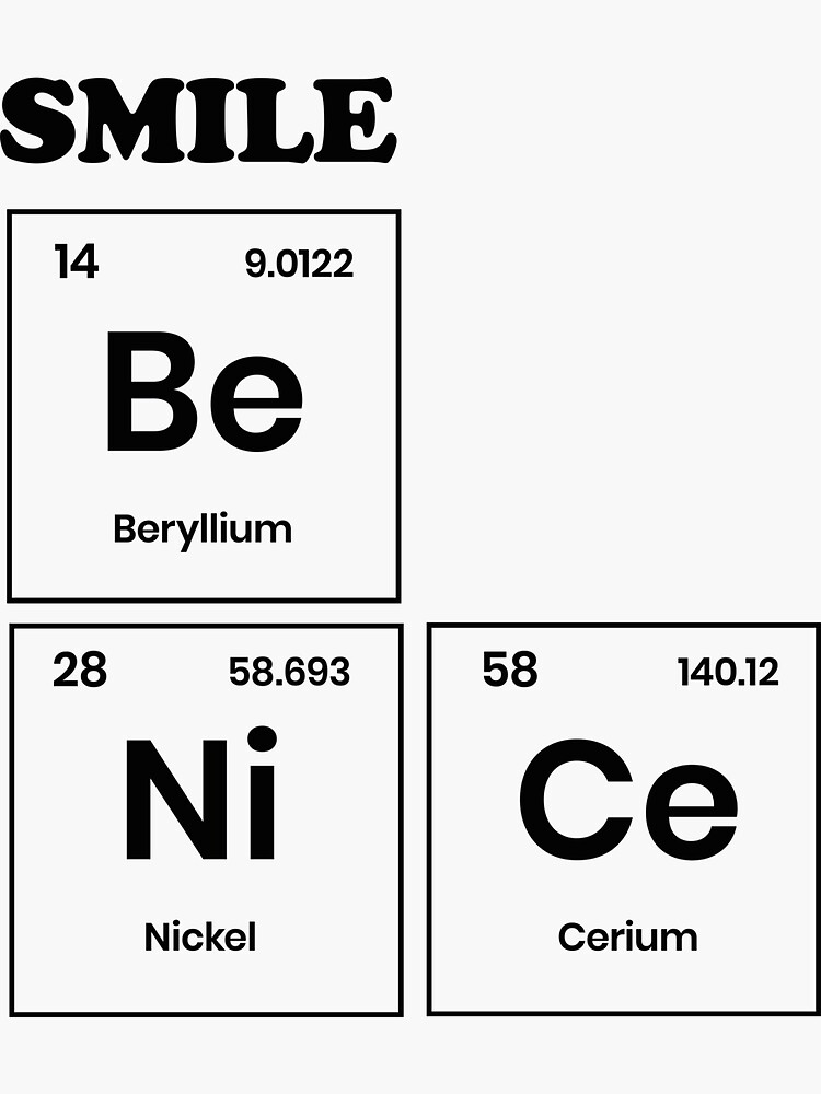 Periodic Table - Black Dog Decals