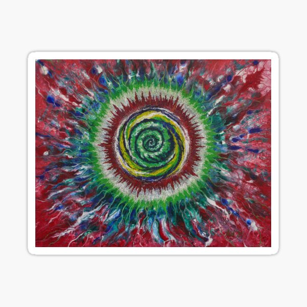Garden of Roses, mystischer Garten duftender Rosen Sticker