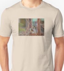 White Crowned Sparrow On A Winter Day Unisex T-Shirt