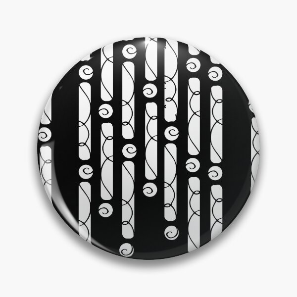 Item preview, Black and white swirly shapes designed and sold by ColorsCocktails.