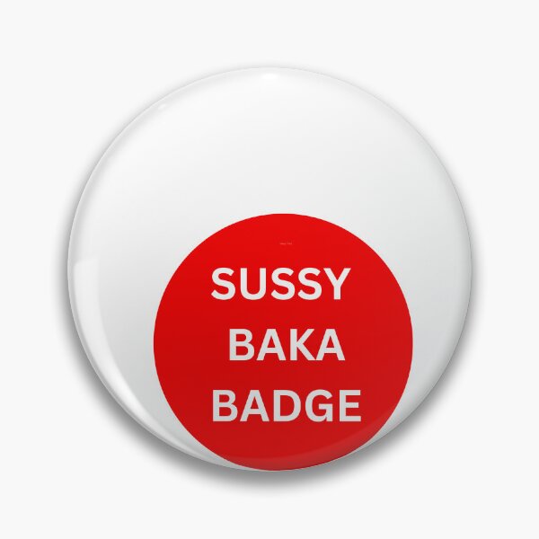 Item preview, Sussy Baka Anime Badge designed and sold by jungkook970901.