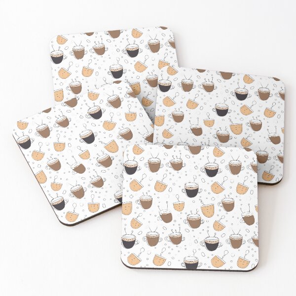 Item preview, Coffee Medley: Delightful Patterns of Espresso, Latte, and Coffee Cocktails designed and sold by Sleeygoy.