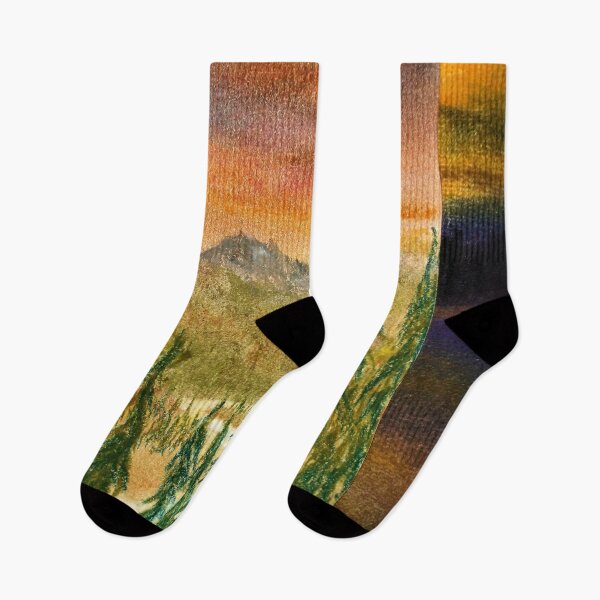 Item preview, Forest, Mountains, Water Sunset Mashup designed and sold by Scott and Mary Schneider art_photography.