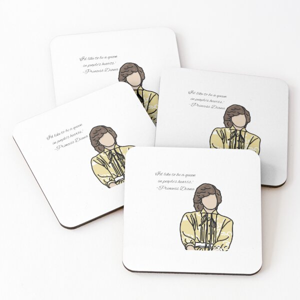 Item preview, Featureless portrait of Princess Diana (with quote) designed and sold by Life's eye Art and photography.