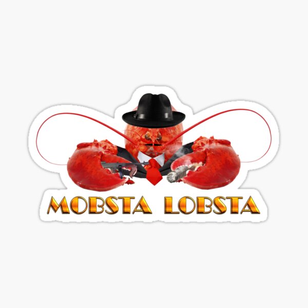 Aperçu de l'œuvre MOBSTA LOBSTA - Gangster de la mafia du homard créée et vendue par snazzyseagull.