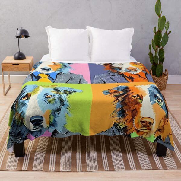 Item preview, Australian shepherd dogs in costume pop art designed and sold by MDCGraphics.