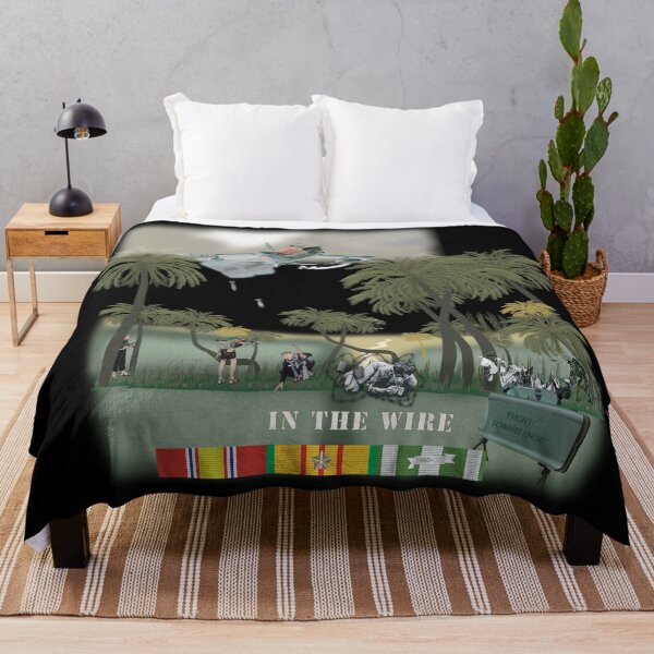 Item preview, Army - In the Wire - Vietnam w Close Air Strike designed and sold by Military Insignia Products.