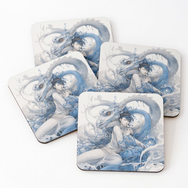 Item preview, Mystic Embrace: Dance of the Azure Dragons designed and sold by MyEliteThreads.