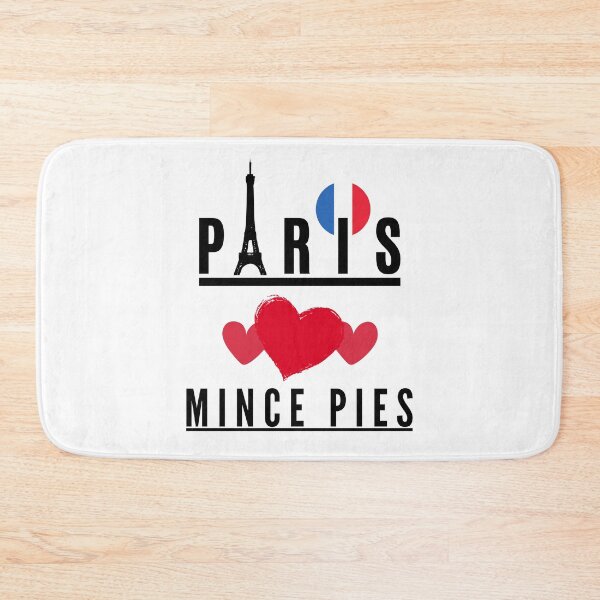 Item preview, Paris Loves Mince Pies  Cityscape (with white text) designed and sold by MPC-Mince-Pies.