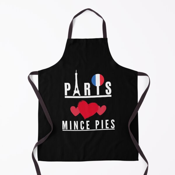 Item preview, Paris Loves Mince Pies Cityscape (with white text) designed and sold by MPC-Mince-Pies.