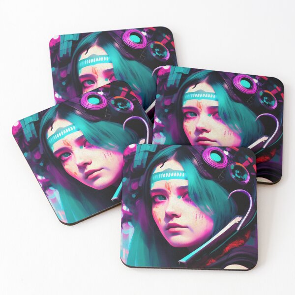 Item preview, Abstract Cyberpunk Girl designed and sold by jpvoodoo.