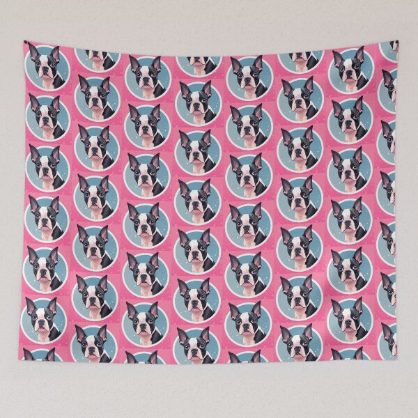 Item preview, Pink Boston Terrier Design designed and sold by MooZell.
