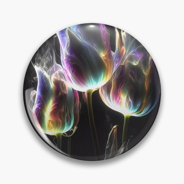Item preview, Glowing and smoking Tulips designed and sold by Red Witch Art.