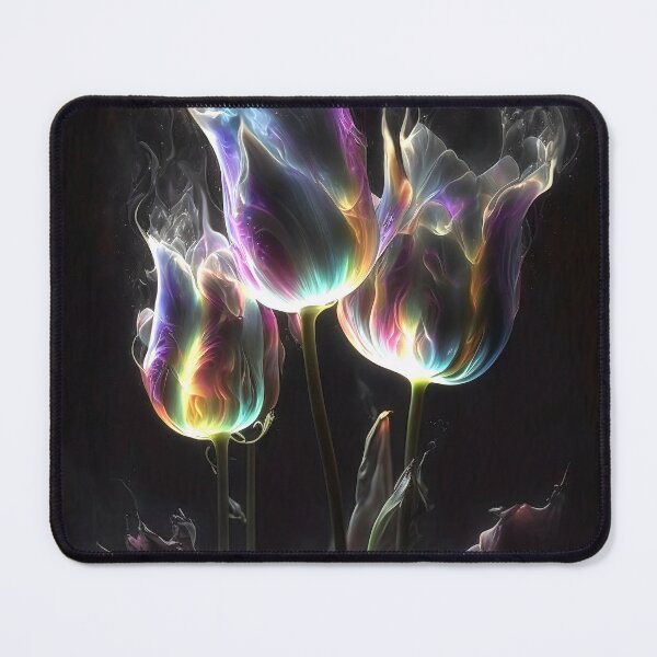 Item preview, Glowing and smoking Tulips designed and sold by Red Witch Art.
