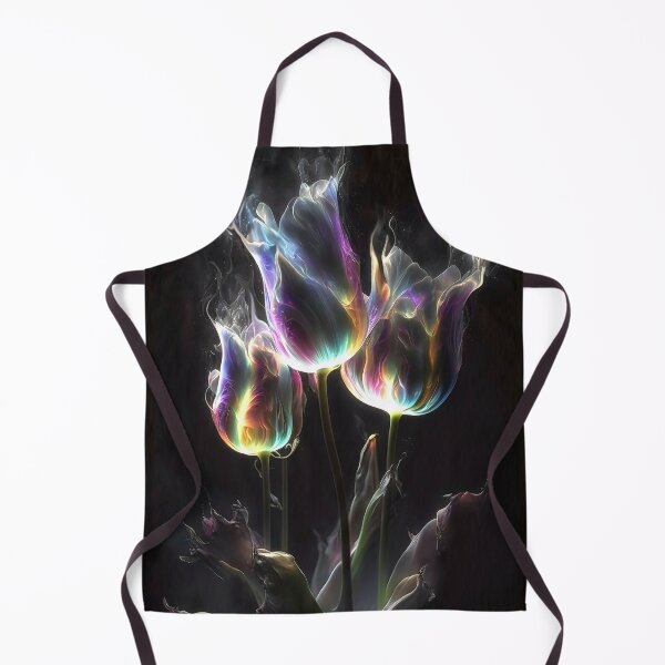 Item preview, Glowing and smoking Tulips designed and sold by Red Witch Art.