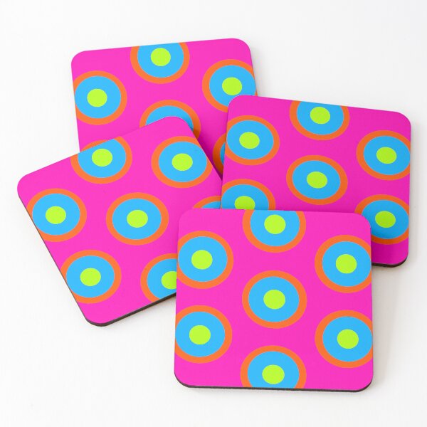 Item preview, Nine Circles on Pink designed and sold by GEOMETRIC ART .