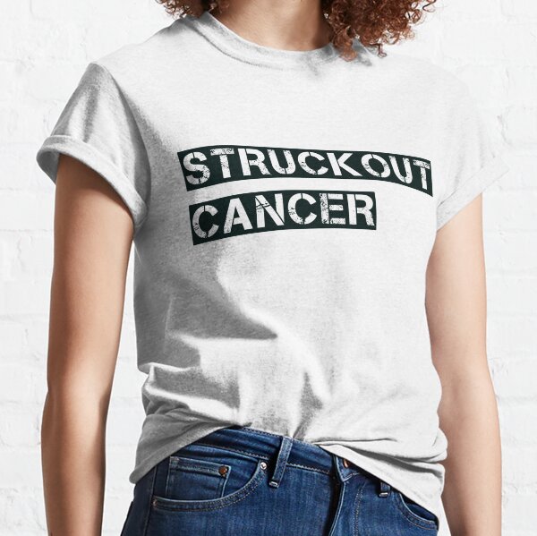 Strike Out Cancer Shirt Struck Out Cancer Shirt K Cancer Baseball