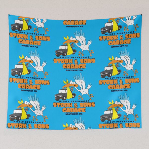 Item preview, Stork & Sons Garage designed and sold by TeeArcade84.