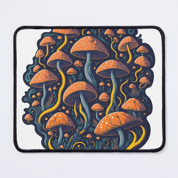 Aperçu de l'œuvre Champignons féeriques fractals créée et vendue par Davidara.