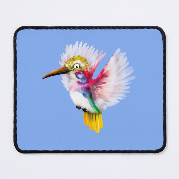 Item preview, Humming away! - Yellow | Cartoon Hummingbird  designed and sold by Snootrac.