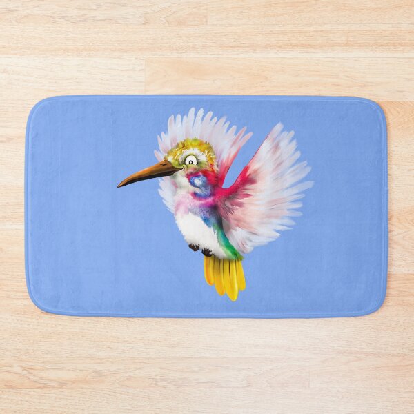 Item preview, Humming away! - Yellow | Cartoon Hummingbird  designed and sold by Snootrac.