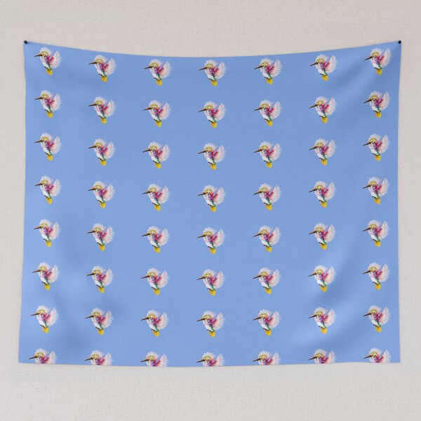 Item preview, Humming away! - Yellow | Cartoon Hummingbird  designed and sold by Snootrac.