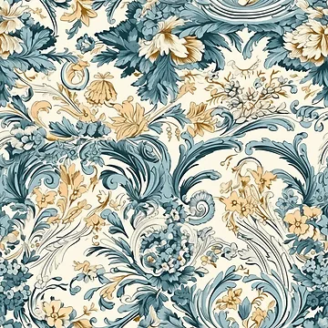 Artwork thumbnail, Charme Rocaille by PixelPatchwork