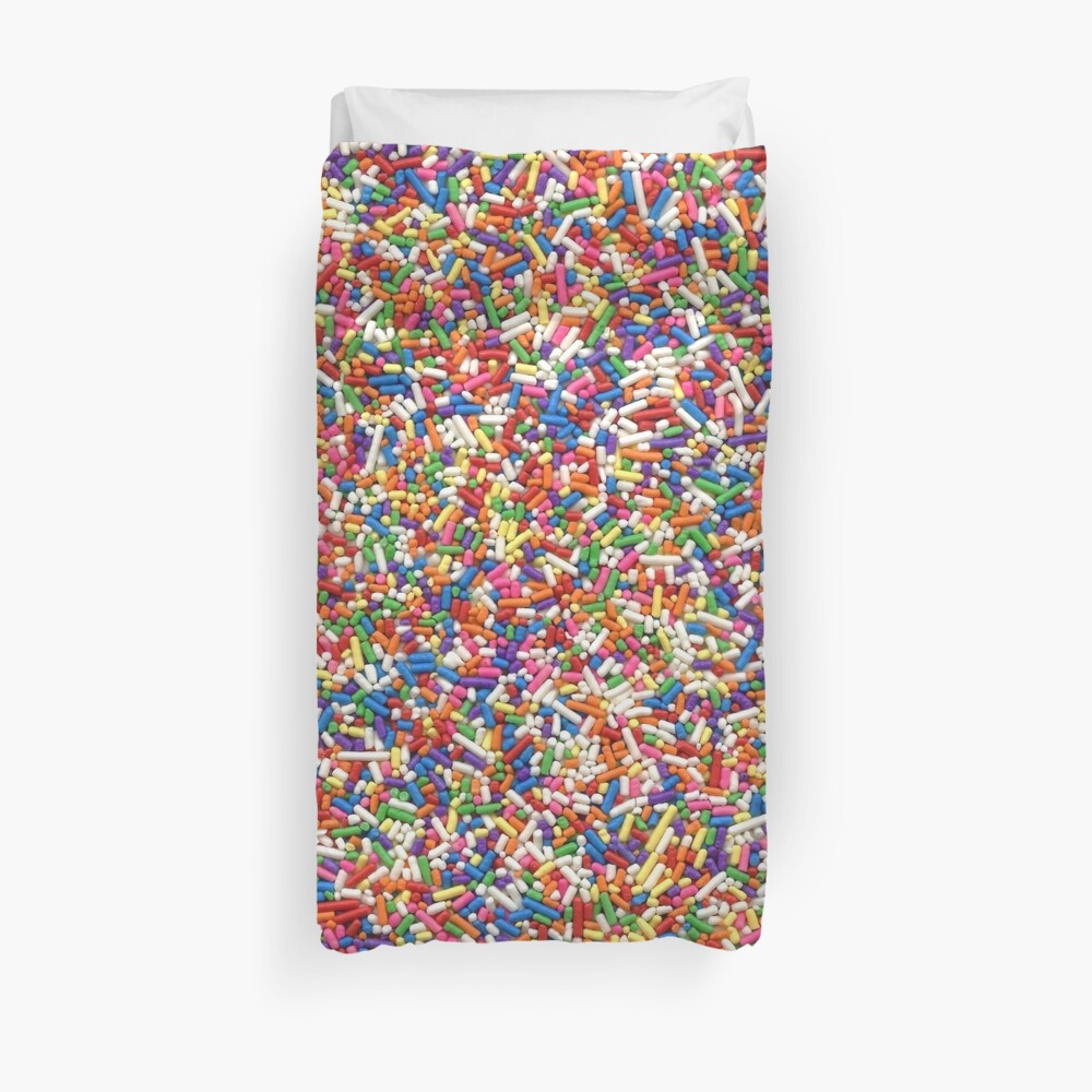 Rainbow Sprinkles Duvet Cover