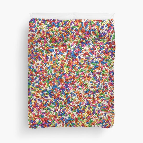 Rainbow Sprinkles Duvet Cover