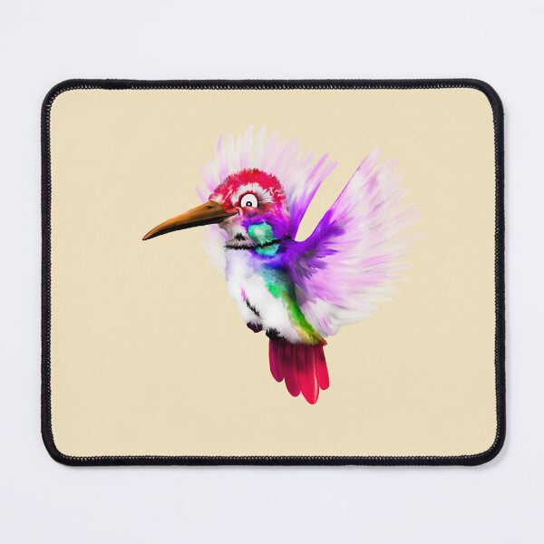Item preview, Humming away! - Mauve | Cartoon Hummingbird  designed and sold by Snootrac.